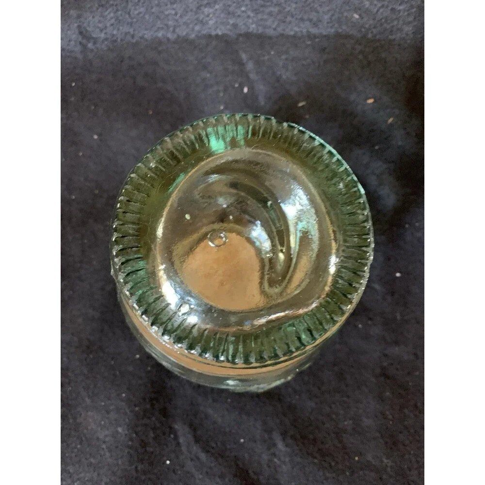Vintage Ben Rickert Collectible Heavy Glass Jar, Vase, Pot